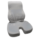 COJÍN LUMBAR VISCOELÁSTICA CON GEL + COJÍN DE ASIENTO VISCOELÁSTICO CON GEL