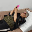 ALMOHADA COJIN ANTIREFLUJO BAMBOO MEMORY FOAM 64x62x30 CM