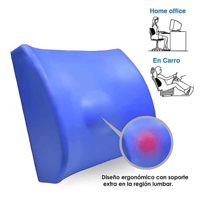 COJÍN LUMBAR MEMORY FOAM + FUNDA DRI FIT EXTRAÍBLE