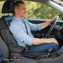 ASIENTO COJÍN DE GEL NEGRO ORTOPÉDICO TRANSPIRABLE PARA AUTO