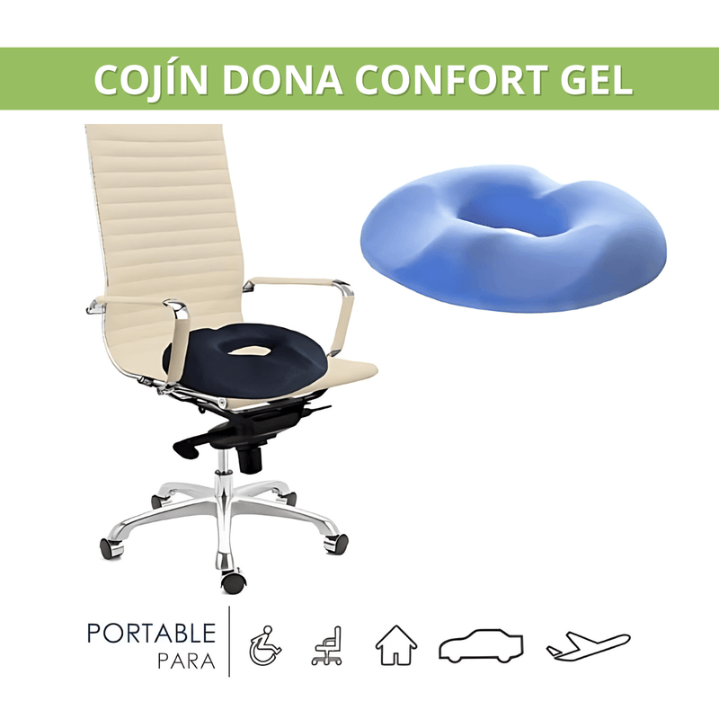 COJÍN DONA DE GEL ERGONÓMICO