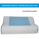 ALMOHADA VISCOELASTICA MEMORY FOAM CON GEL TECH