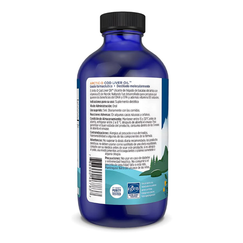 Arctic-D Cod Liver Oil Naranja - Aceite de Hígado de Bacalao