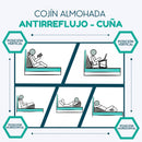 COJÍN ALMOHADA ANTIRREFLUJO - CUÑA