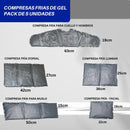 COMPRESAS FRIAS DE GEL PACK DE 5 UNIDADES