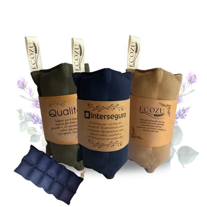 Compresas Corporativas Ecozu – Pedido Mínimo 30 Unidades (Precio se Cotiza)