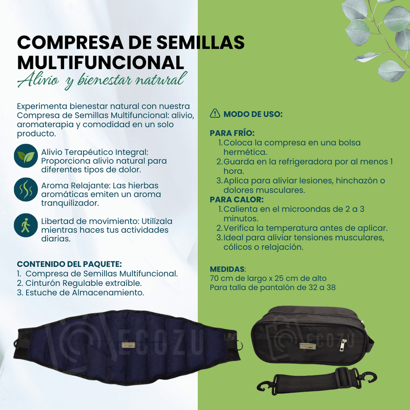 COMPRESA DE SEMILLAS MULTIFUNCIONAL