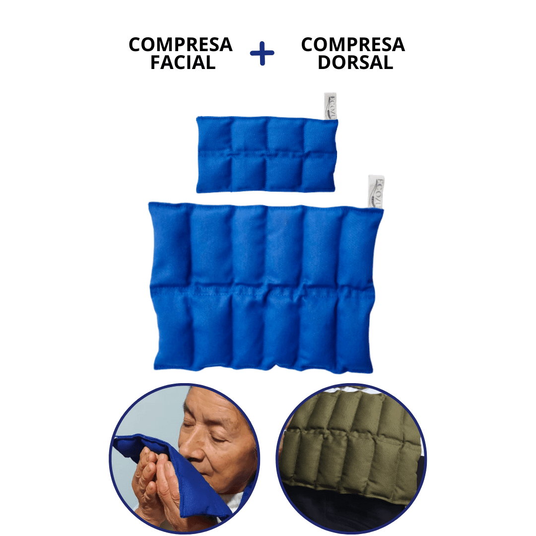COMPRESAS DE SEMILLAS PACK DORSAL+ FACIAL