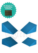 JUEGO DE 4 CUÑAS DE ESPUMA – CUÑAS TERAPÉUTICAS DE DIFERENTES MEDIDAS