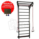 ESCALERA SUECA DE METAL CON ACCESORIOS