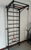 ESCALERA SUECA DE METAL CON ACCESORIOS