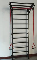 ESCALERA SUECA DE METAL CON ACCESORIOS