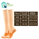 MEDIAS DE COMPRESIÓN COLOR BEIGE