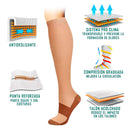 MEDIAS DE COMPRESIÓN COLOR BEIGE