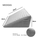 ALMOHADA COJIN ANTIREFLUJO BAMBOO MEMORY FOAM 64x62x30 CM