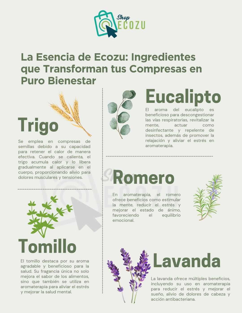 COMPRESAS DE SEMILLAS PACK DE 4