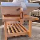 CAMILLA RECLINABLE DE MADERA PINO MODELO FORTE – Fisioterapia y Masajes Terapéuticos