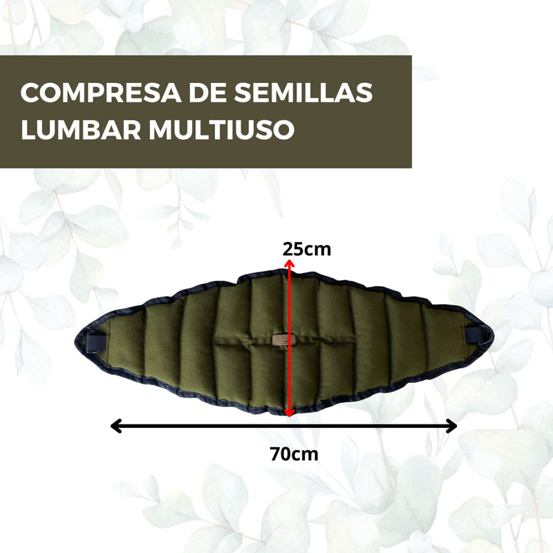 COMPRESA DE SEMILLAS LUMBAR - MULTIUSO