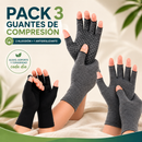 PACK DE 3 GUANTES DE COMPRESIÓN