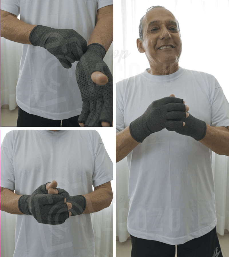 HALF FINGER COMPRESSION GLOVES